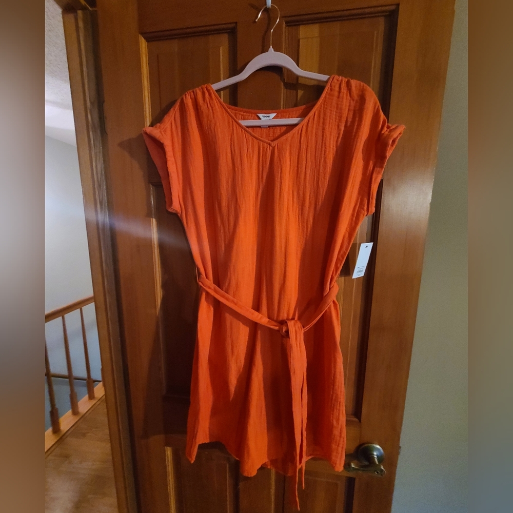Sonoma Coral Scoop Neck Sundress NEW Size Medium